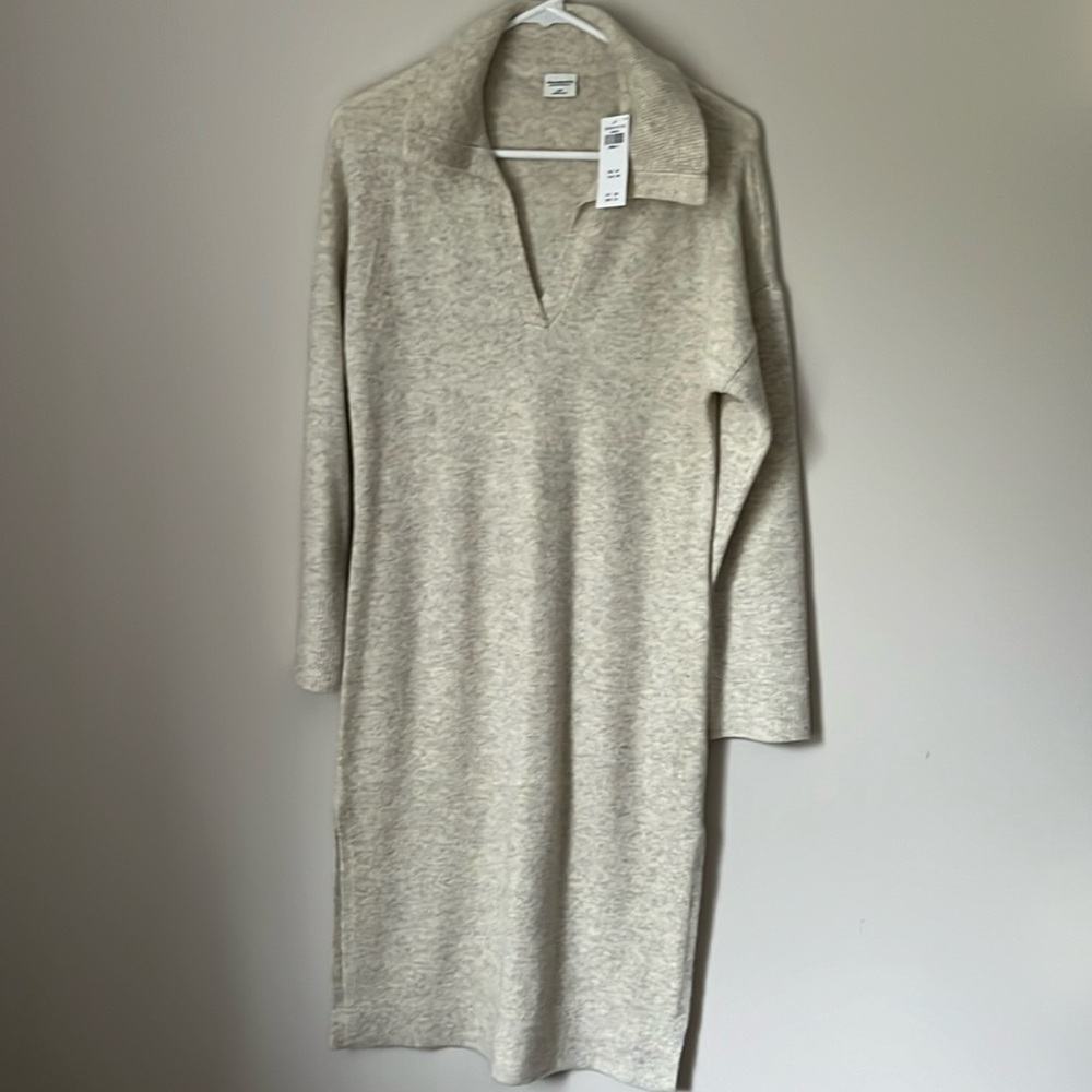 Abercrombie & Fitch Cream Sweater Dress, XSP
